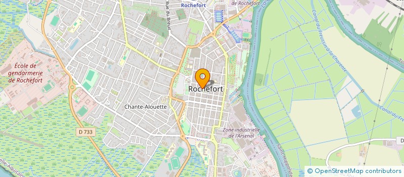 localisation de l'entreprise MONSIEUR SATCHEL NEAU  ROCHEFORT