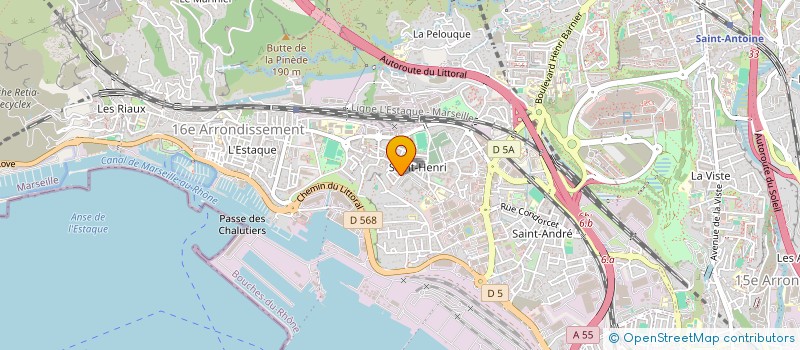 localisation de l'entreprise MONSIEUR SATIGUI DIALLO  MARSEILLE