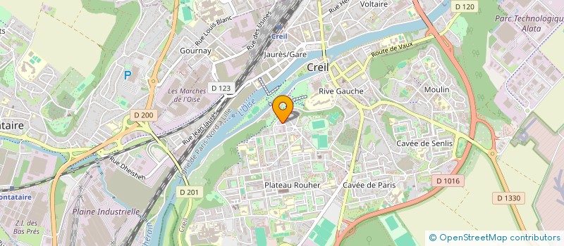 localisation de l'entreprise MONSIEUR SATILMIS CETREZ  CREIL