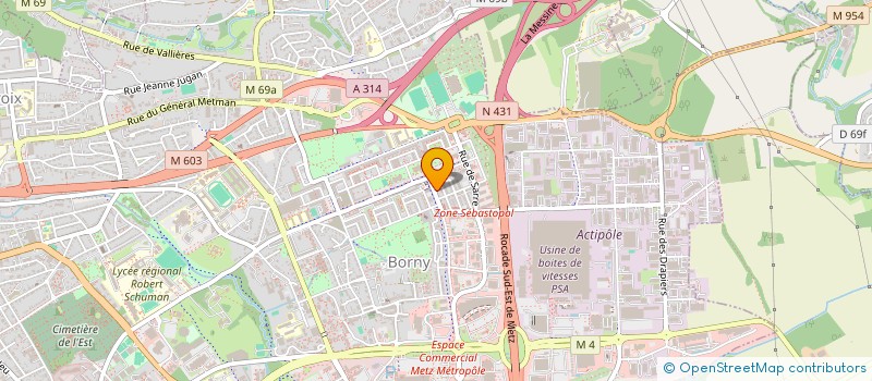 localisation de l'entreprise MONSIEUR SATILMIS OZUZUN  METZ