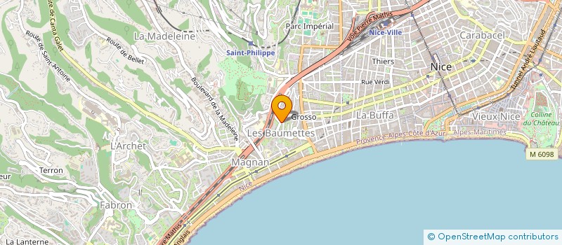 localisation de l'entreprise MONSIEUR SATOSHI YAKU à NICE