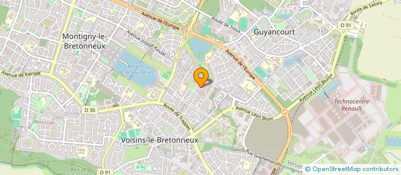 localisation de l'entreprise MONSIEUR SATTAR FAZELI  VOISINS-LE-BRETONNEUX