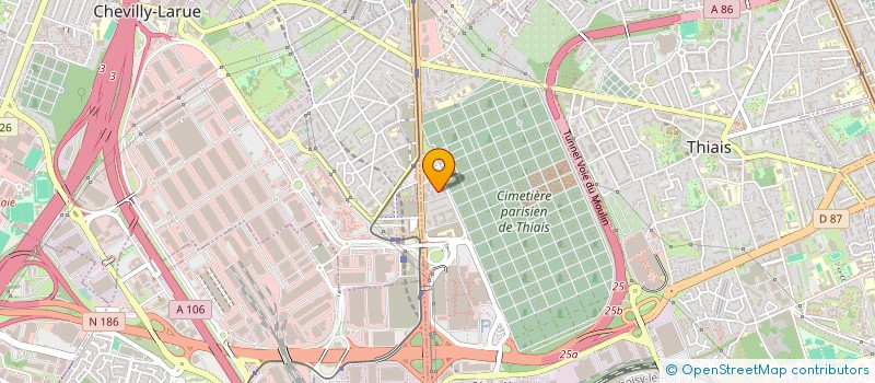 localisation de l'entreprise MONSIEUR SATTIAMOURTY RAMASSAMY  THIAIS