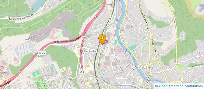 localisation de l'entreprise MONSIEUR SATURNIN SANDJONG NANGMEDJIO  MAXEVILLE