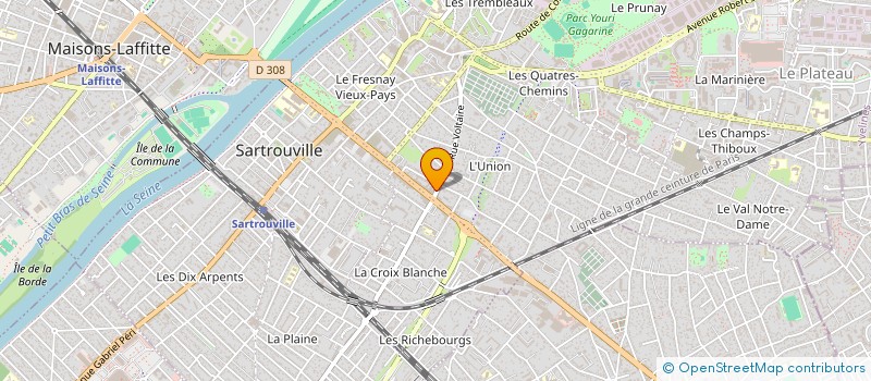 localisation de l'entreprise MONSIEUR SATWINDER SINGH à SARTROUVILLE