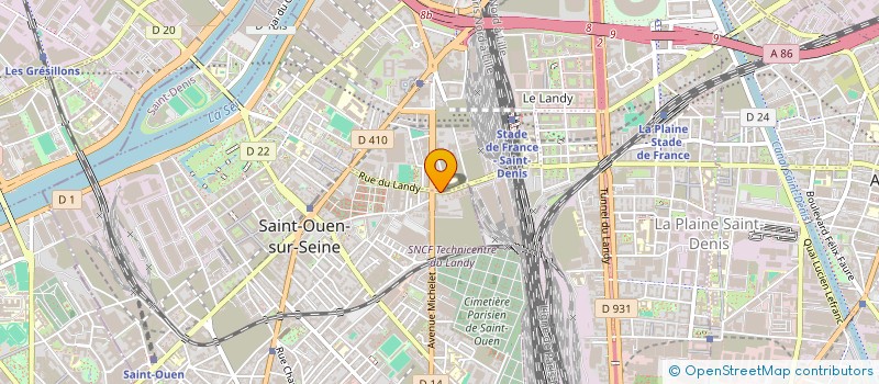 localisation de l'entreprise MONSIEUR SATYA VAITTI à SAINT-OUEN-SUR-SEINE