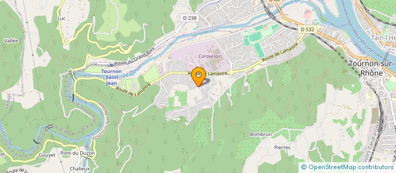 localisation de l'entreprise MONSIEUR SATYAM ASTIER à TOURNON-SUR-RHONE