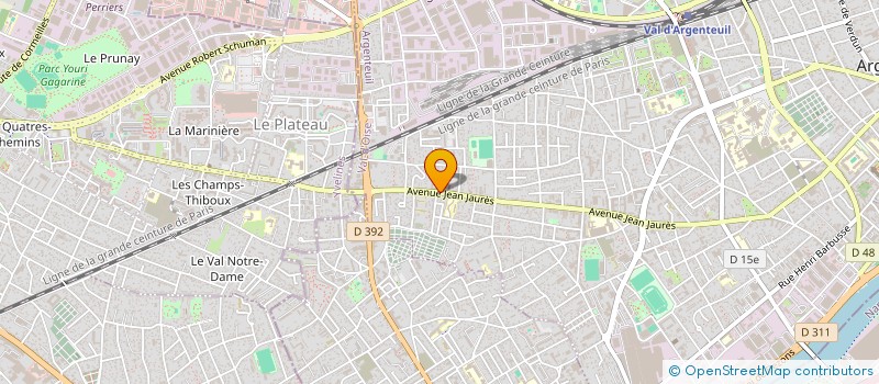 localisation de l'entreprise MONSIEUR SAUL JOURNO  ARGENTEUIL