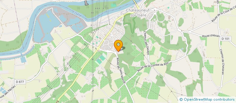 localisation de l'entreprise MONSIEUR SAURO FAA à CHATEAUNEUF-SUR-ISERE
