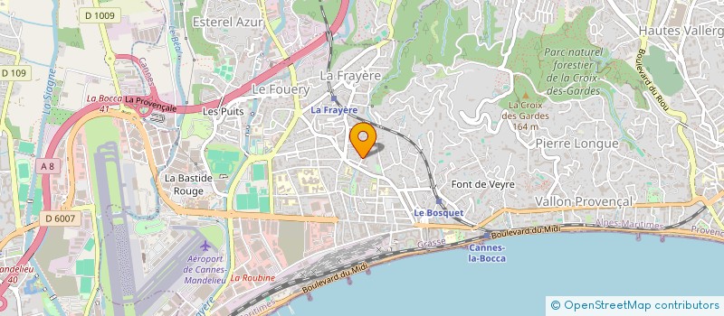 localisation de l'entreprise MONSIEUR SAURO LORENZETTI à CANNES