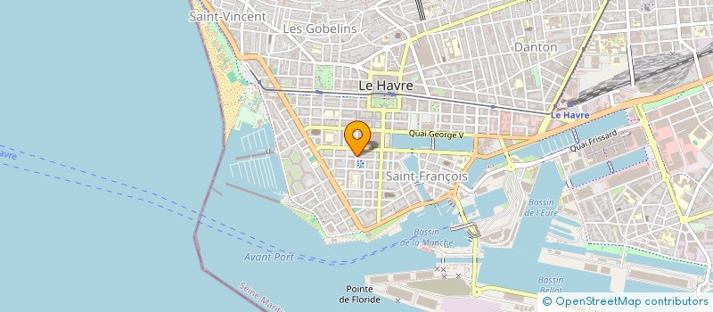 localisation de l'entreprise MONSIEUR SAURO ORLANDI à LE HAVRE