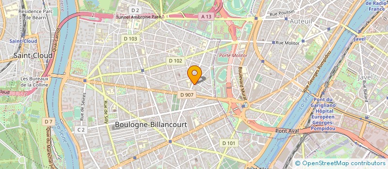 localisation de l'entreprise MONSIEUR SAUTFENNE AYADI à BOULOGNE-BILLANCOURT