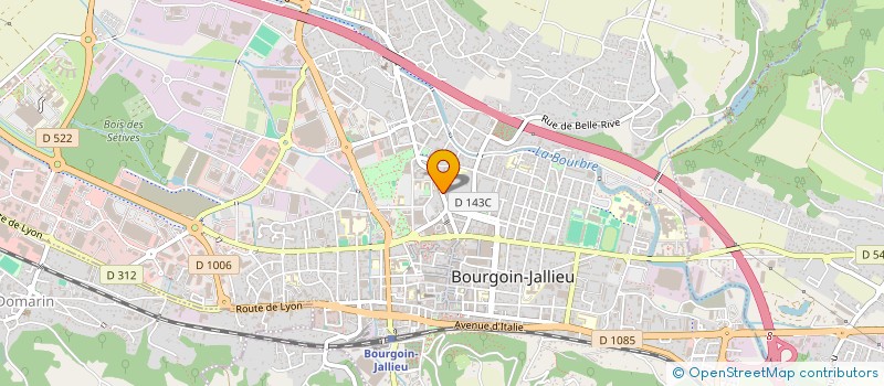 localisation de l'entreprise MONSIEUR SAUVERINE ROCCHI  BOURGOIN-JALLIEU