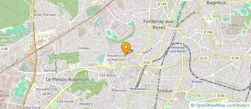 localisation de l'entreprise MONSIEUR SAUVEUR AYACHE à LE PLESSIS-ROBINSON