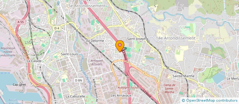 localisation de l'entreprise MONSIEUR SAUVEUR CIANNARELLA à MARSEILLE 15