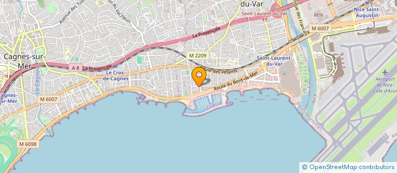 localisation de l'entreprise MONSIEUR SAUVEUR COHEN à SAINT-LAURENT-DU-VAR