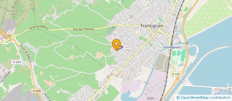 localisation de l'entreprise MONSIEUR SAUVEUR FIDALEO  FRONTIGNAN