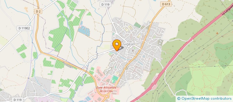 localisation de l'entreprise MONSIEUR SAUVEUR GENTUSA  GIGEAN