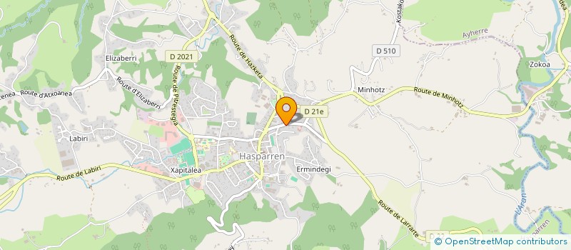 localisation de l'entreprise MONSIEUR SAUVEUR HIRIGOYEN  HASPARREN