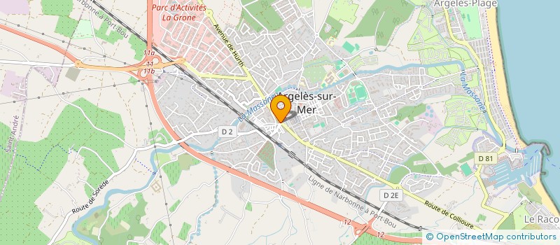 localisation de l'entreprise MONSIEUR SAUVEUR MADERN  ARGELES-SUR-MER