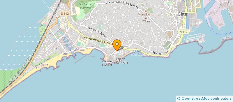 localisation de l'entreprise MONSIEUR SAUVEUR MARTINEZ  SETE