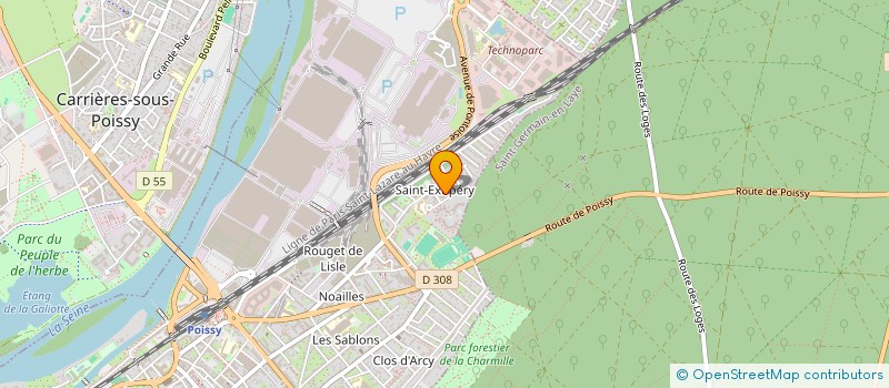 localisation de l'entreprise MONSIEUR SAUVEUR MOCPAT  POISSY