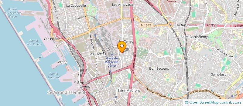 localisation de l'entreprise MONSIEUR SAUVEUR PAOLETTI à MARSEILLE