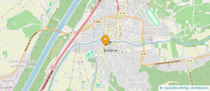 localisation de l'entreprise MONSIEUR SAUVEUR PEREZ  BOLLENE