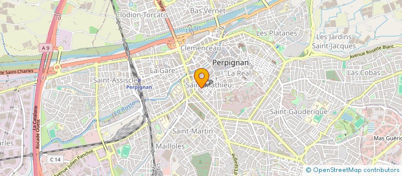 localisation de l'entreprise MONSIEUR SAUVEUR SOLIVERES  PERPIGNAN