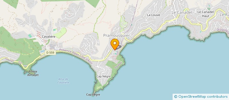 localisation de l'entreprise MONSIEUR SAUVEUR SPERTO à LE LAVANDOU