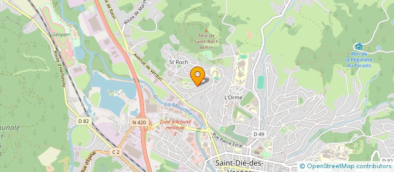 localisation de l'entreprise MONSIEUR SAVAS YALCIN à SAINT-DIE-DES-VOSGES