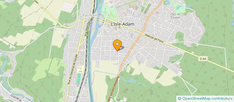 localisation de l'entreprise MONSIEUR SAVIEL MENDES  ISLE ADAM