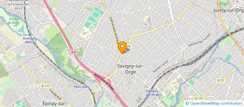 localisation de l'entreprise MONSIEUR SAVIGNY-SUR-ORGE LAEN  SAVIGNY-SUR-ORGE
