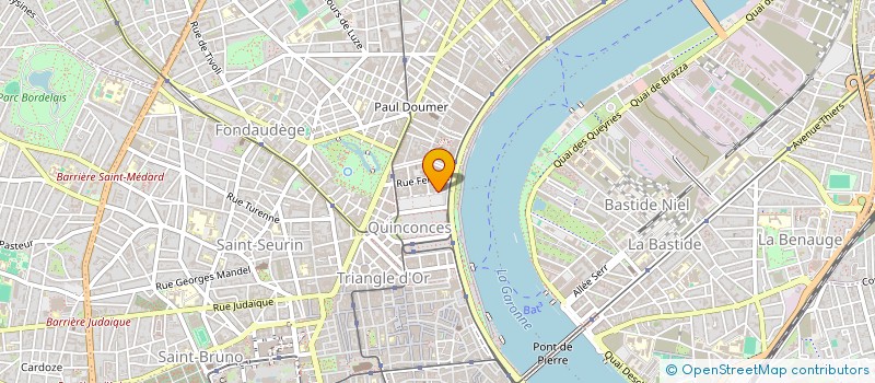 localisation de l'entreprise MONSIEUR SAVINIEN GROSHENS  BORDEAUX