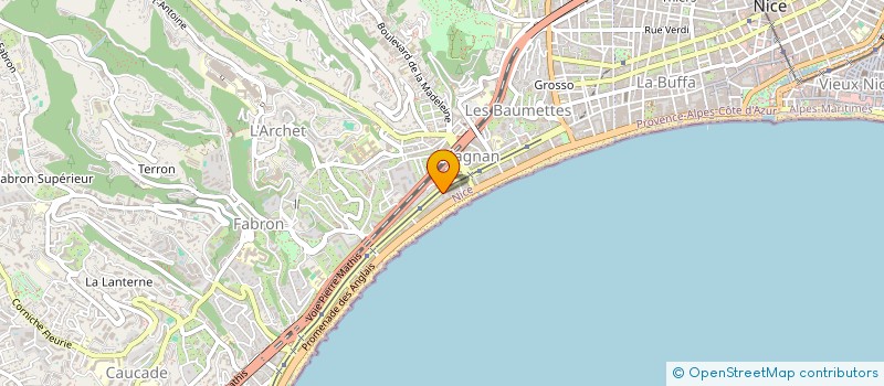 localisation de l'entreprise MONSIEUR SAVO PUHALO à NICE