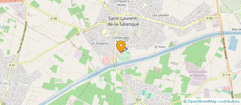 localisation de l'entreprise MONSIEUR SAVVAS ELEFTHERIADIS  SAINT-LAURENT-DE-LA-SALANQUE