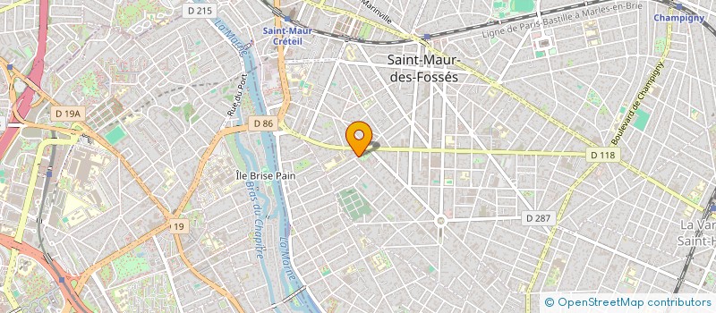 localisation de l'entreprise MONSIEUR SAVY SAINT-PRIX à SAINT-MAUR-DES-FOSSES