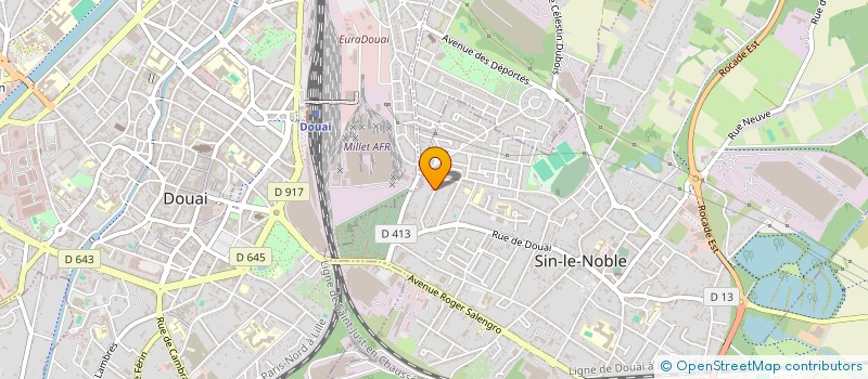 localisation de l'entreprise MONSIEUR SAWAN LELEU  SIN-LE-NOBLE