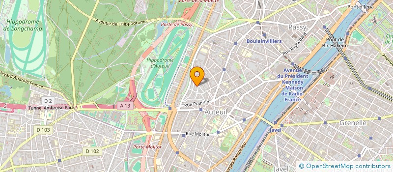 localisation de l'entreprise MONSIEUR SAXON POOLE  PARIS