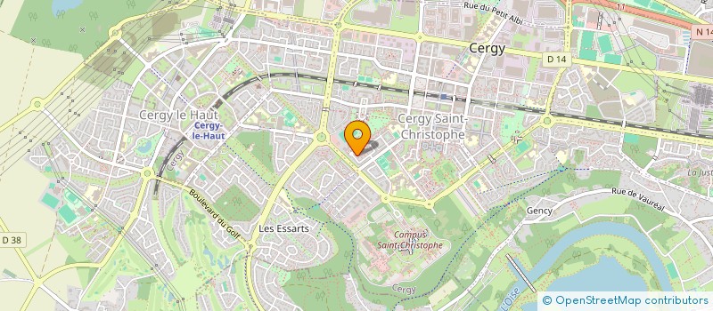 localisation de l'entreprise MONSIEUR SAY PHASEUTH  CERGY