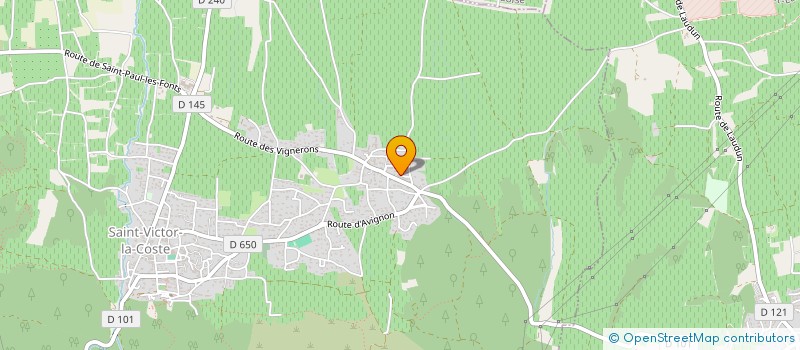 localisation de l'entreprise MONSIEUR SAY XIONG  SAINT-VICTOR-LA-COSTE