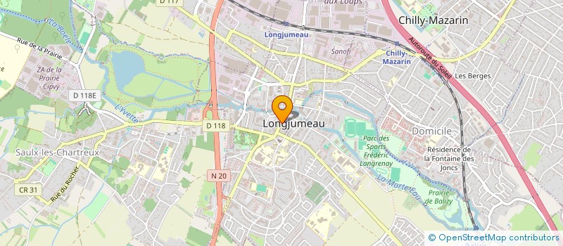 localisation de l'entreprise MONSIEUR SAYAH AMARA  LONGJUMEAU