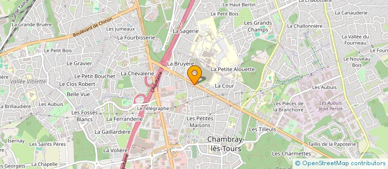 localisation de l'entreprise MONSIEUR SAYAH CHELAGHENDIB  CHAMBRAY-LES-TOURS