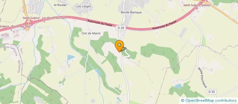 localisation de l'entreprise MONSIEUR SAYANE DUCULTY à SAINT-SULPICE-LA-POINTE