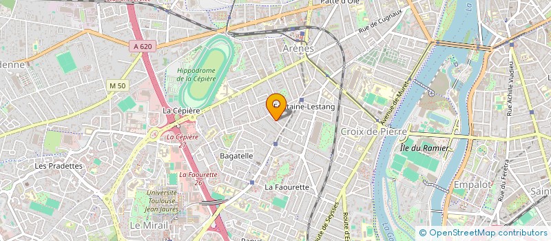 localisation de l'entreprise MONSIEUR SAYE KIFOULA  TOULOUSE