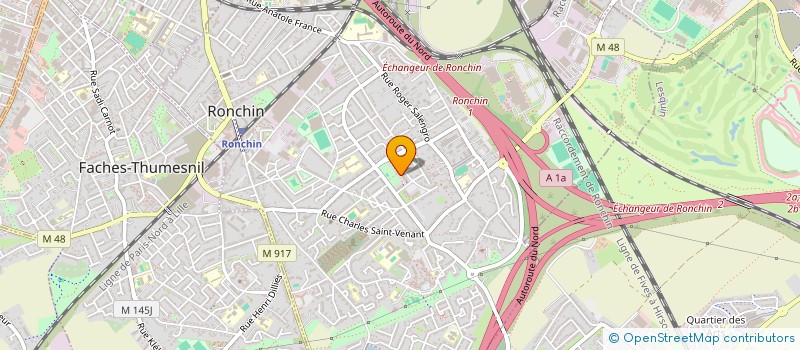 localisation de l'entreprise MONSIEUR SAYED AHMADI  RONCHIN