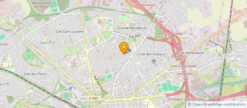 localisation de l'entreprise MONSIEUR SAYED BANOURI  LENS