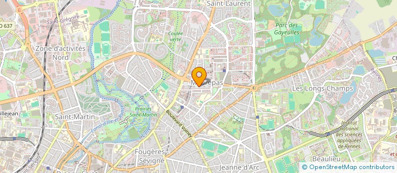 localisation de l'entreprise MONSIEUR SAYED DAWOD OMAR  RENNES