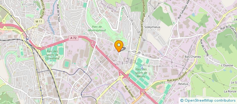 localisation de l'entreprise MONSIEUR SAYED HUSSAINI  SAINT-ETIENNE