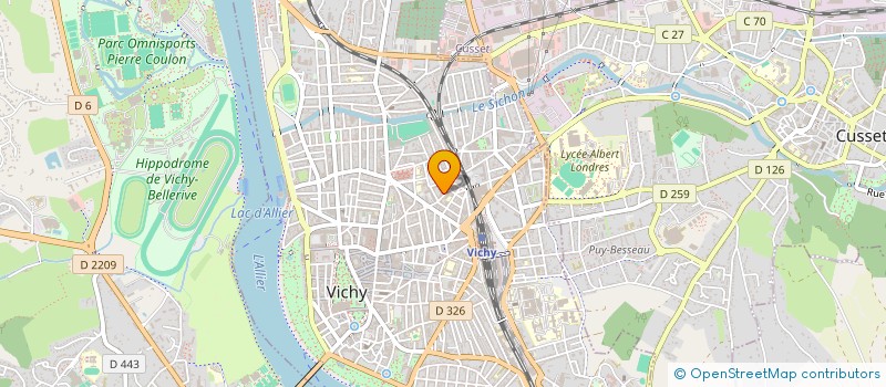 localisation de l'entreprise MONSIEUR SAYED-NOOR-ULLAH KHOGYANI  VICHY